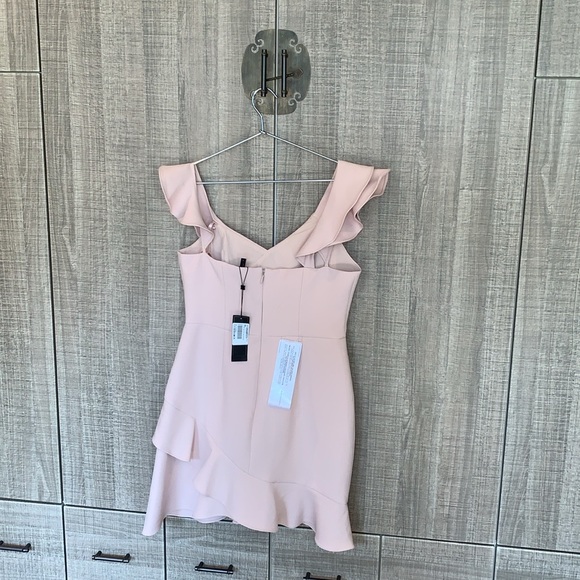 BCBG MAXAZRIA Malik Asymmetrical Ruffle Dress - Picture 13 of 15